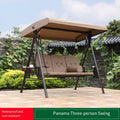 Convertible Garden Swing Bed 3 Person Weatherproof Hammock Chair