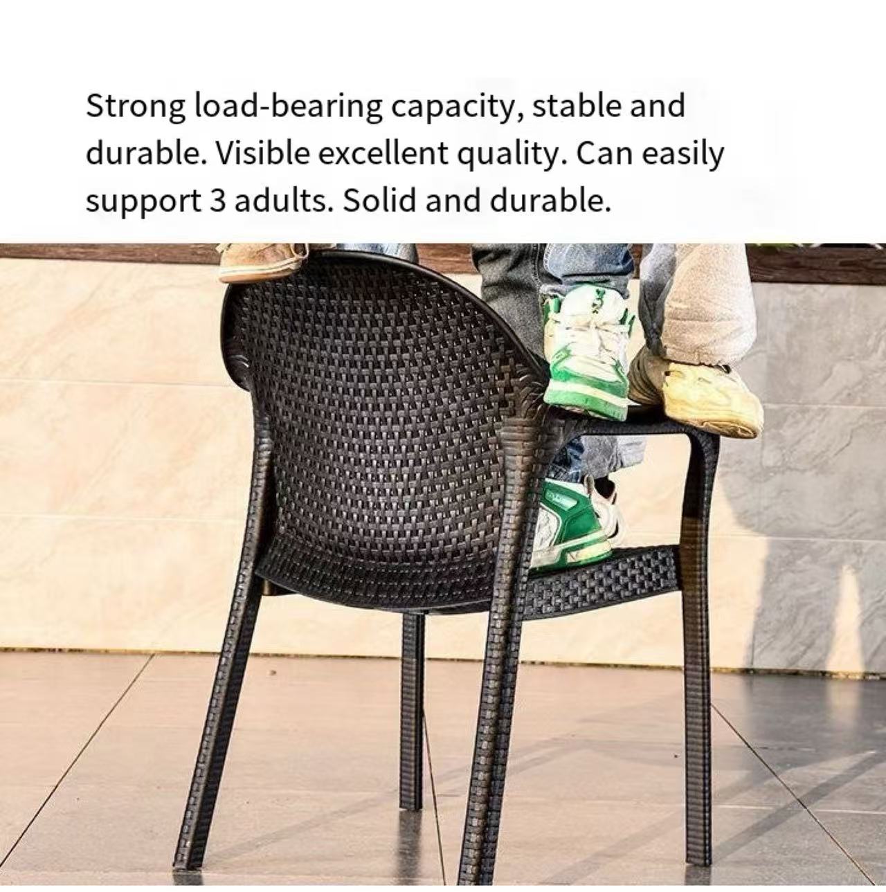 Cast Aluminum Patio Dining Set | Rattan Wicker Outdoor Chairs